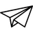 paper plane icon